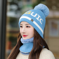 Women's Fleece Ear Protection Knitted Hat