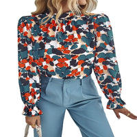 Printed Top Casual Vacation Shirt Fashion Women's Wear