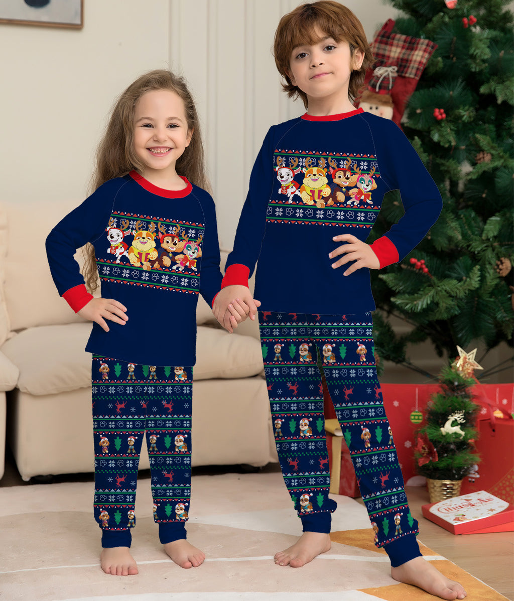 Matching Family Christmas Deer Pajamas Xmas Pjs Women Men Plaid Clothes Holiday Sleepwear