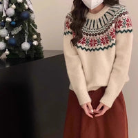 Autumn And Winter Thick Lazy Soft Glutinous Knitted Top