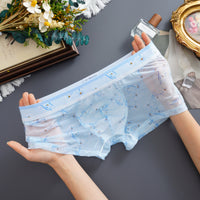 Thin Ice Silk Net Yarn Breathable Fruit Printed Underwear