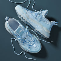 Low Top Solid Color Casual Daddy Shoes