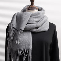 Mens Warm Versatile Solid-color Extra-thick Neck Gaiter