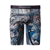 Fish Printing Stylish Men's Underwear Quick-drying