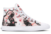 Fashion Printed Couple High Top Canvas Shoes