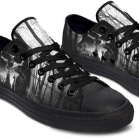Fashion Printed Couple High Top Canvas Shoes