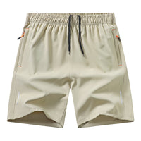 European Size Summer Ice Silk Quick-drying Fifth Pants Men's Sports Basketball Shorts Loose Training Shorts