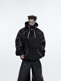 Men's Three-dimensional Fleece Hoodie