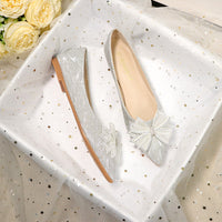 Pumpkin Bow Moccasin Scoops Gentle Shoes