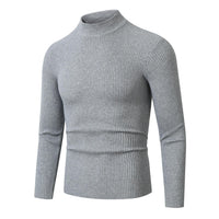 Fashion Personality Male Striped Base Knitted Sweater