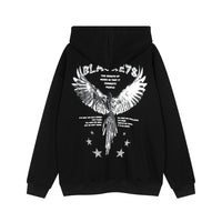 Men's High Street Dark Hooded Loose Casual Pullover Fashion