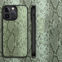 Python-patterned Mobile Phone Case With Fine Holes To Prevent Falling