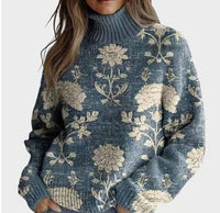 Casual Hooded Cardigan With Abstract Print