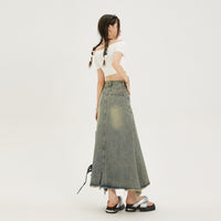 Fashion Personality Retro Denim Skirt For Women