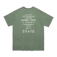 Male Letter Printed Round Neck Short Sleeve T-shirt