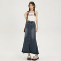 Fashion Personality Retro Denim Skirt For Women