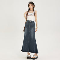 Fashion Personality Retro Denim Skirt For Women
