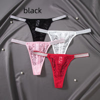 European And American Style Lace Sexy Thong Traceless Mesh Ladies