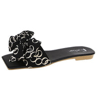 Bowknot Summer Slippers For Women Outside Wear