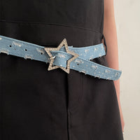 Women's Summer Decorative Butterfly Smooth Buckle Belt