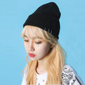 Iron Hoop Knitted Hat Metal Hat Fashion