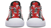 Fashion Printed Couple High Top Canvas Shoes