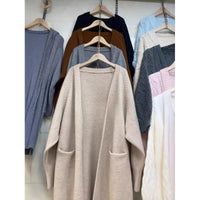 Women's French-style Mid-length Knitted Cardigan
