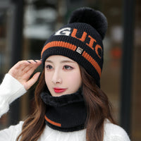 Women's Fleece Ear Protection Knitted Hat