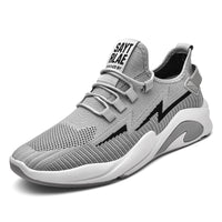 Mesh Sports Trendy Men's Solid Color Shoes