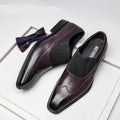 Men's Business Casual Leather Shoes Pointed Toe