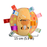 Plush Dog Sound Ringing Ball, Interactive Pet Toy, Teeth Cleaning, Chewing Toy, Big Dog, Little Dog