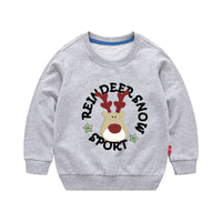 Children's Sweater Korean Style Sweatshirt Boys' Round Neck
