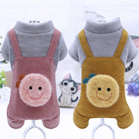 Small Dog Teddy Bichon Pomeranian Chihuahua Plush Cotton Coat