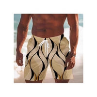 Mens Swim Trunks Beach Shorts With A Simple 3D Line Design  Perfect For Quick drying Summer Outdoor Activities