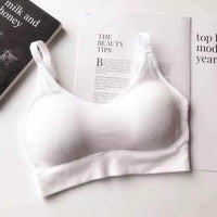 Seamless Beautiful Back Wrap And No Steel Ring Sports Bra