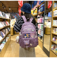 Large-capacity Student Backpack Simple Travel Backpack College Student School Bag