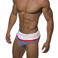Fashion Elastic Youth Swimming Trunks On The Beach