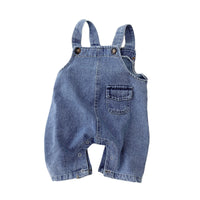 Clothes For Babies Children's Denim Suspender Pants Suit