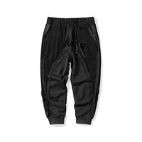 ForkPositive Wind Japanese Retro Design Positive And Negative Stitching Knitted Trousers