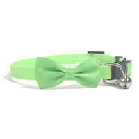 Nylon Bell Bow Pet Tie Collar