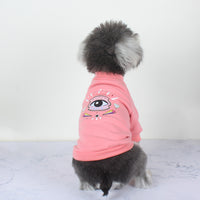 Autumn And Winter Pet Clothes For Dogs Plus Velvet Cotton Sweaters Fashion Styles Fighting Pug Teddy Schnauzer Casual Two-legged Clothes
