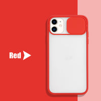 Frosted frame lens phone case