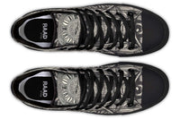 High Top Canvas Shoes For Printing Lovers