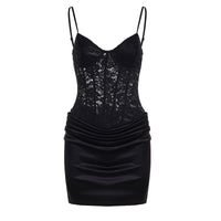 New Slimming Solid-color Low-rise Dress