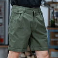 American-style Vintage Work Shorts For Men Summer
