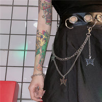 Men's And Women's Hanging Chain Decoration Trousers Ins Waist Chain