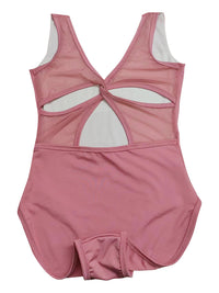Butterfly Back Ballet Dance Square Round Collar Jumpsuit Exercise Clothing