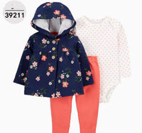 Spring And Autumn Printed Cartoon Solid Color Long Sleeve Hooded Sweater