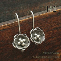Homemade Sterling Silver Earrings Eardrop Silver Accessories Silver Ear Hook