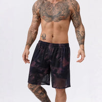 Men's Printed Loose-Fitting Beach Shorts